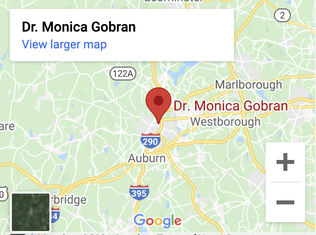 Google Map - Direction to Dentist Worcester